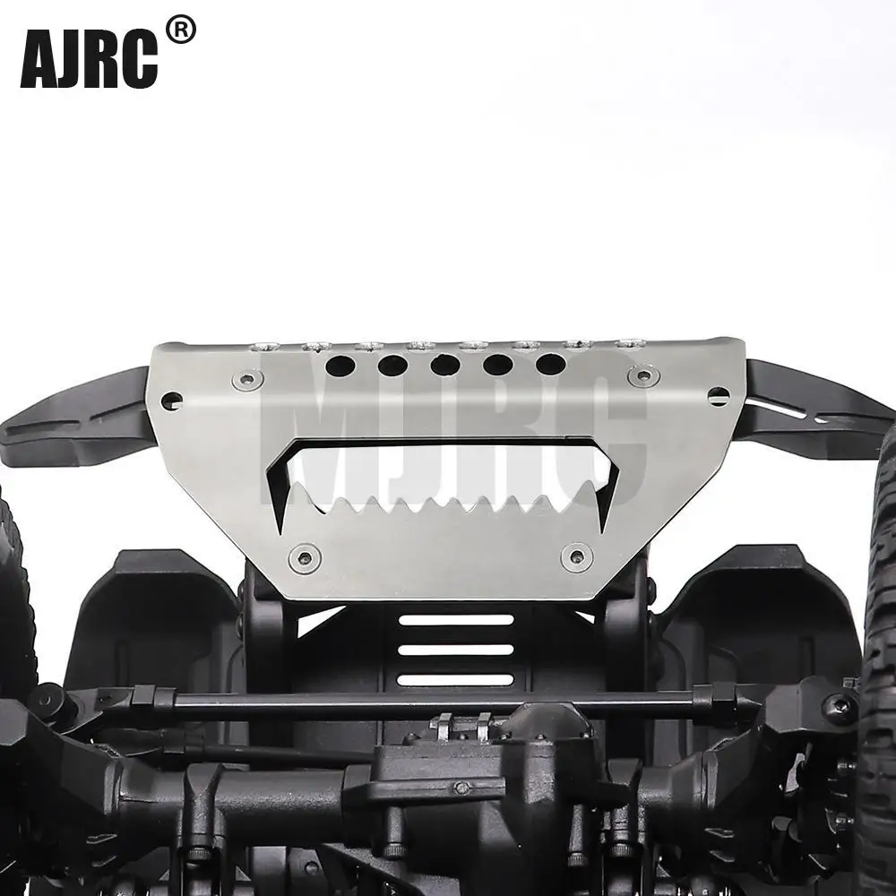 Metalen Rvs Front Chassis Armor Bescherming Plaat Voor 1/10 Rc Gevolgd Trax Trx-4 G500 Trx6 G63 Front Bescherming Boord