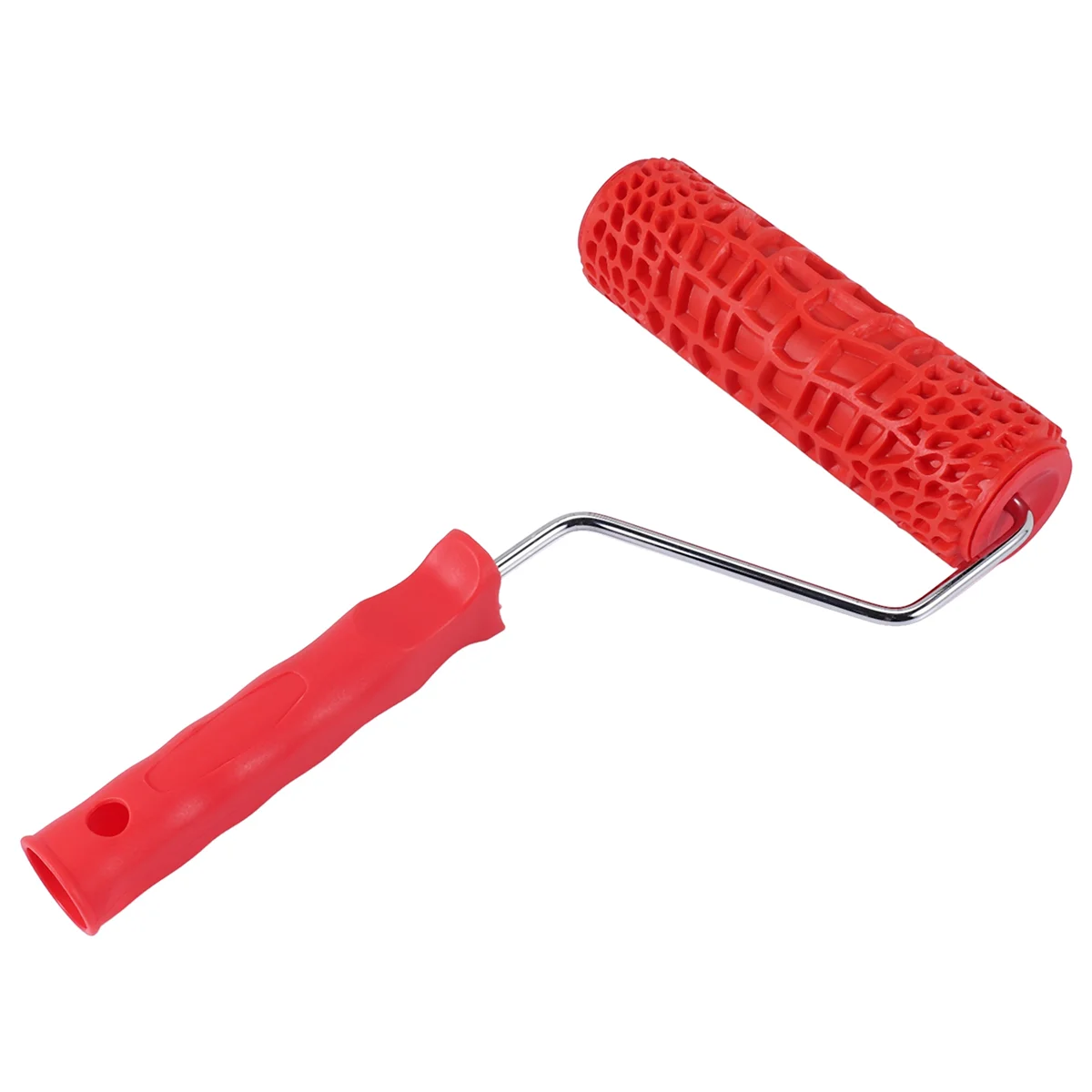 

7 inch Embossed Crocodile Skin Painting Roller with Handle for Wall Decoration