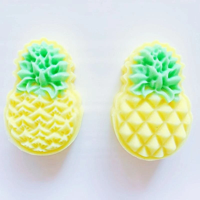 M4YC Pineapple Hand Pressure Moon Cake Mold Pastry Decoration Tool Mooncake Maker 30g/50g Gift for Pastry Lovers Durable