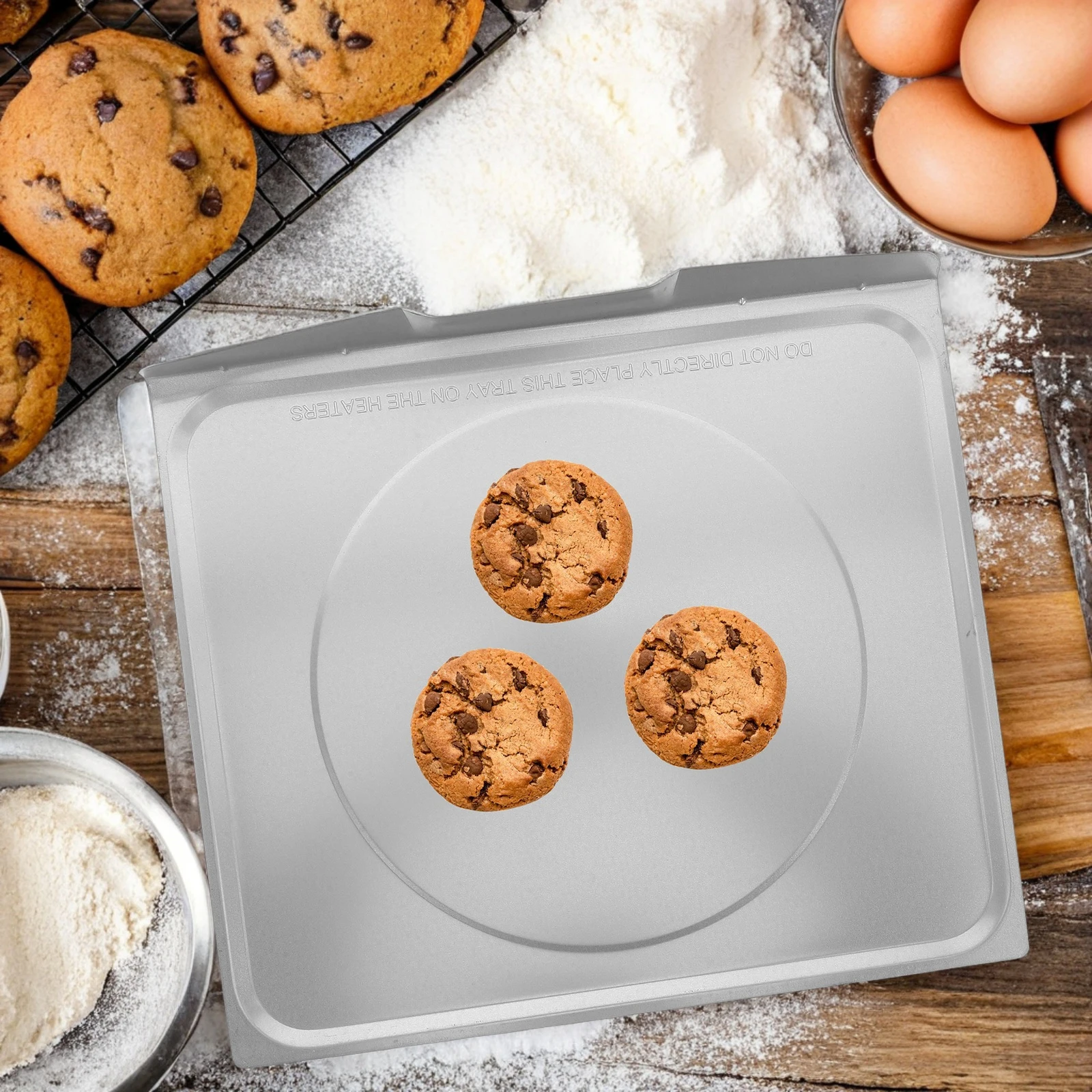 

Multifunctional Metal Drip Pan For Electric Oven Grilling Baking Nonstick Crumb Tray Oil Grease Collection Pan Kitchen Household