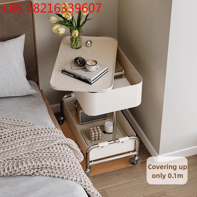 yao-modern-iron-bedside-cabinet-360°-rotating-narrow-side-table-mobile-slim-gap-storage-nightstand-large-capacity-storage-sta