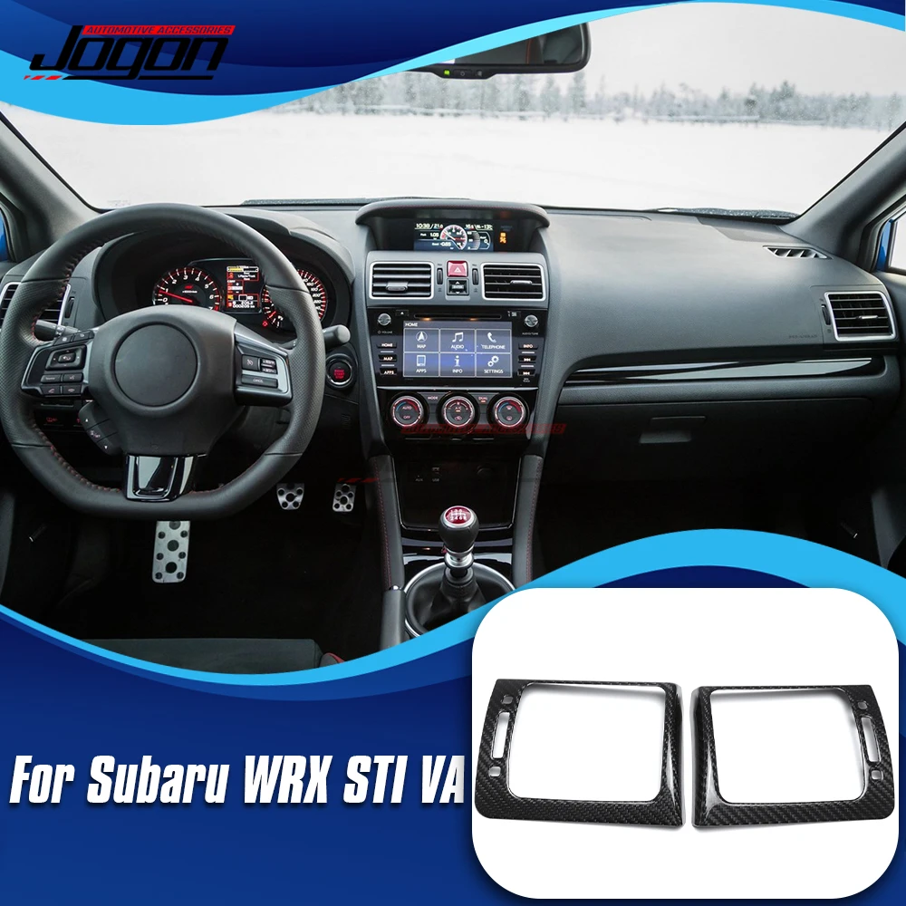 

Carbon Fiber For Subaru WRX/WRX STi VA 2015-2021 Car Interior Central Console Side Panel Air AC Vent Cover Trim Accessories