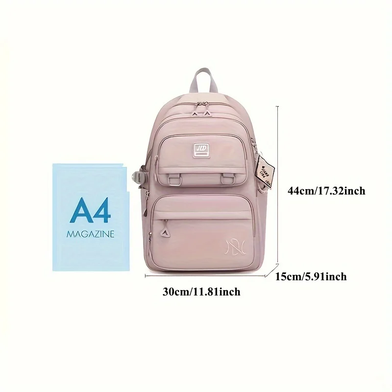 Large Capacity Casual Travel Outdoor Backpack Multi-layer Pocket Backpack School Bag