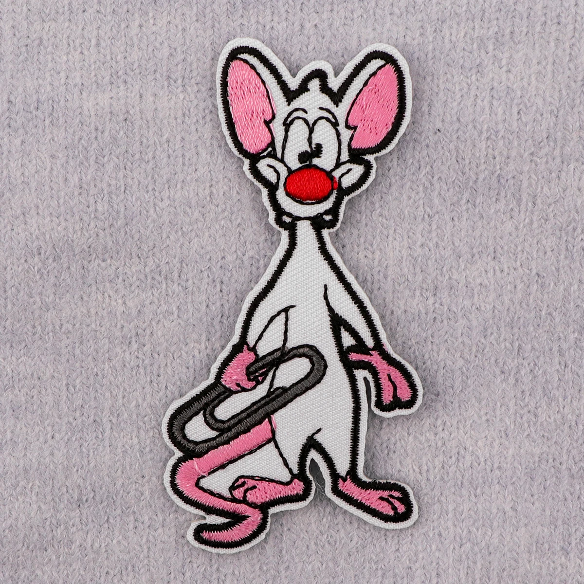 Cute Mouse Embroidery Patch Funny Cartoon Iron On Patches For Clothing Thermoadhesive Patches On Clothes DIY Sew Badges