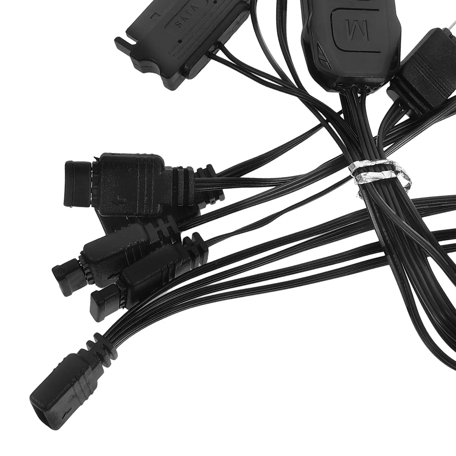 Addressable RGB Controller Set with Adapter for PC Gaming RGB Sync & Multi-Device Lighting Modding