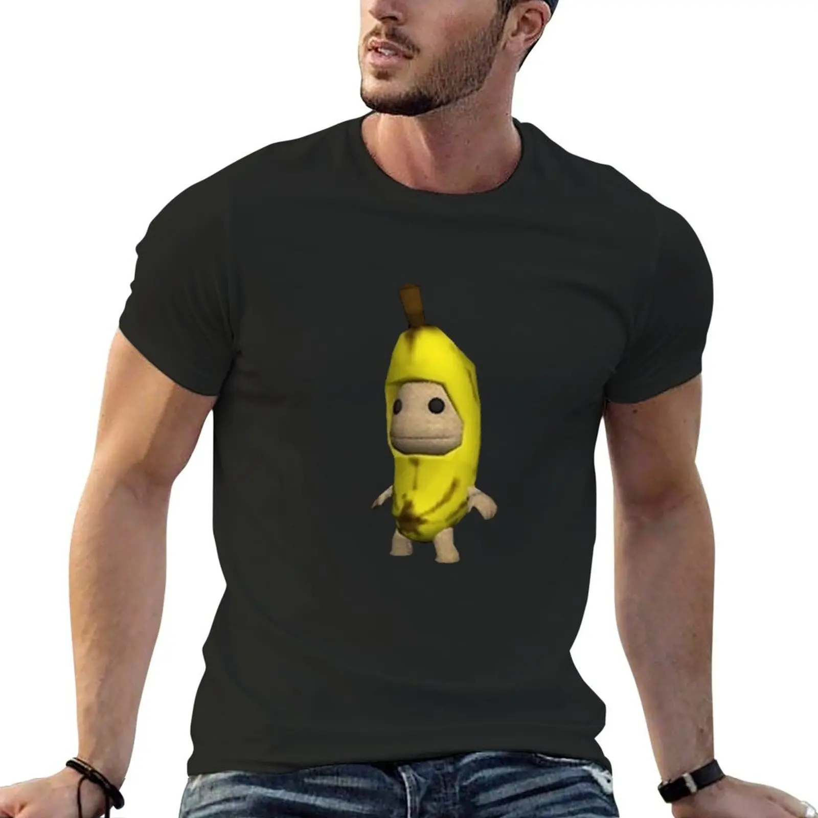 

Little Big Planet Banana T-Shirt new edition Man t-shirt T-shirts oversize for a boy t shirt men