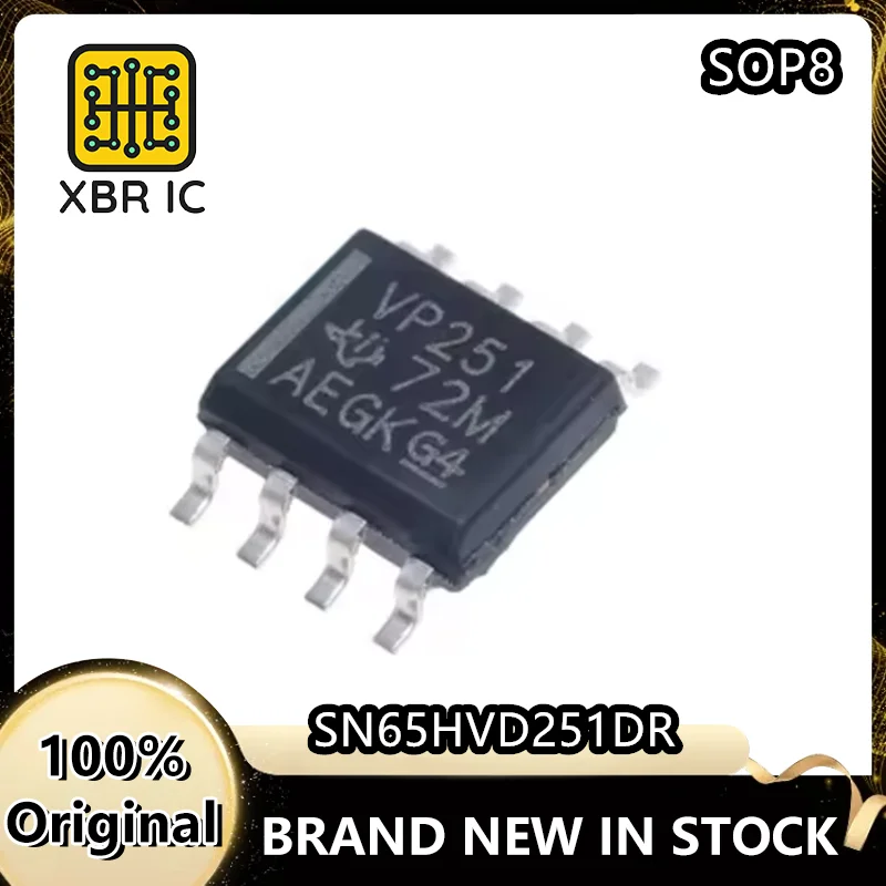 

(20/50 pieces) SN65HVD251DR SOP-8 Silkscreen VP251 High-speed CAN transceiver chip New original authentic spot fast delivery