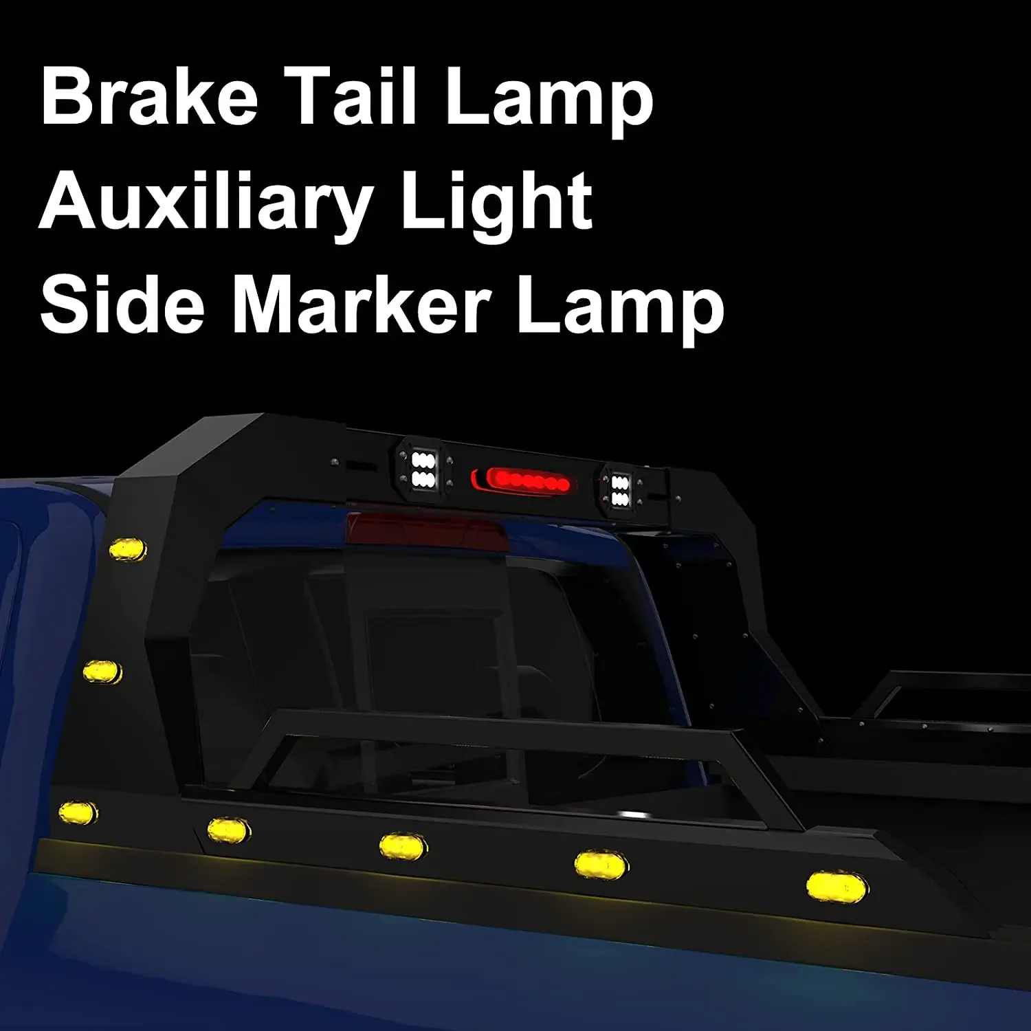 โรลบาร์แบบปรับได้ 4x4 สำหรับรถกระบะขนาดใหญ่ F150/Ram/Silverado/Sierra/Tacoma