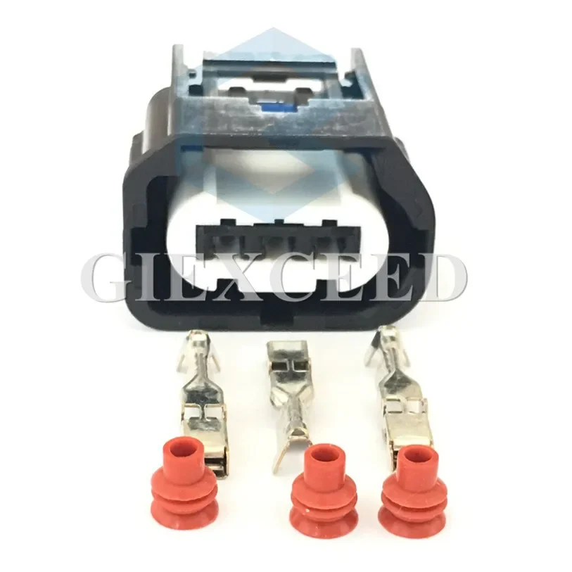 

2 Sets 3 Pin Female Automotive Power Steering Pump Plug Auto EPS Connector AC Assembly Socket For Ford Focus Mazda