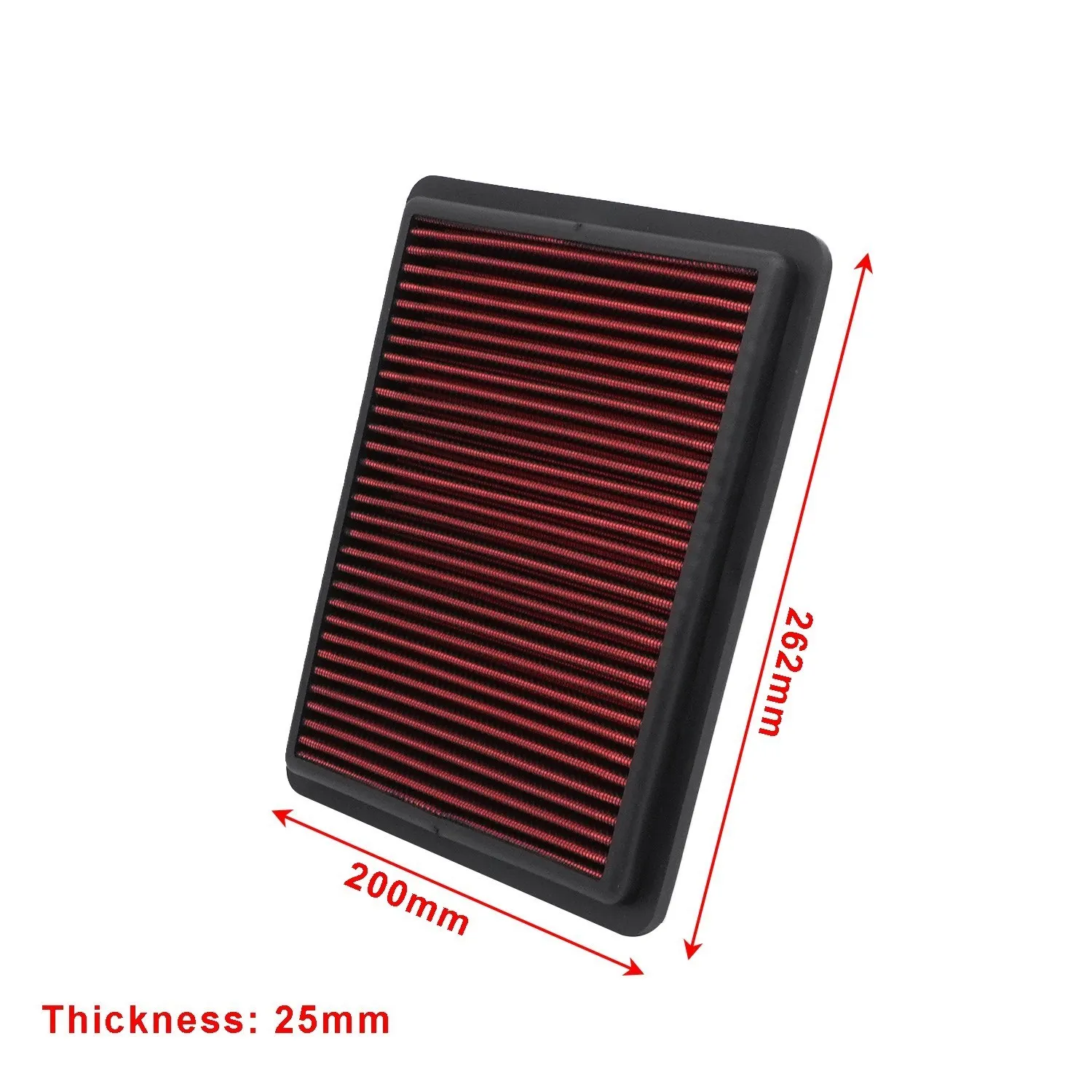 High Flow Air Intake Filter for Acura RDX Honda Avancier URV 20.L Peugeot Rifter 1.2L Gas 2016-2026 Washable Reusable Air Filter