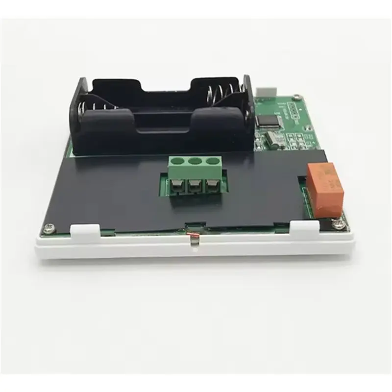 DT17 Digital Thermostat for Gas Boiler, Battery Operated Programmable Heating Temperature Controller, Wall Mount, Child Lock