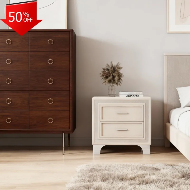 

Modern Side Table Contemporary Bedroom Furniture Nightstand Drawer Storage Organizer Bedside Table Komoda Small Furniture
