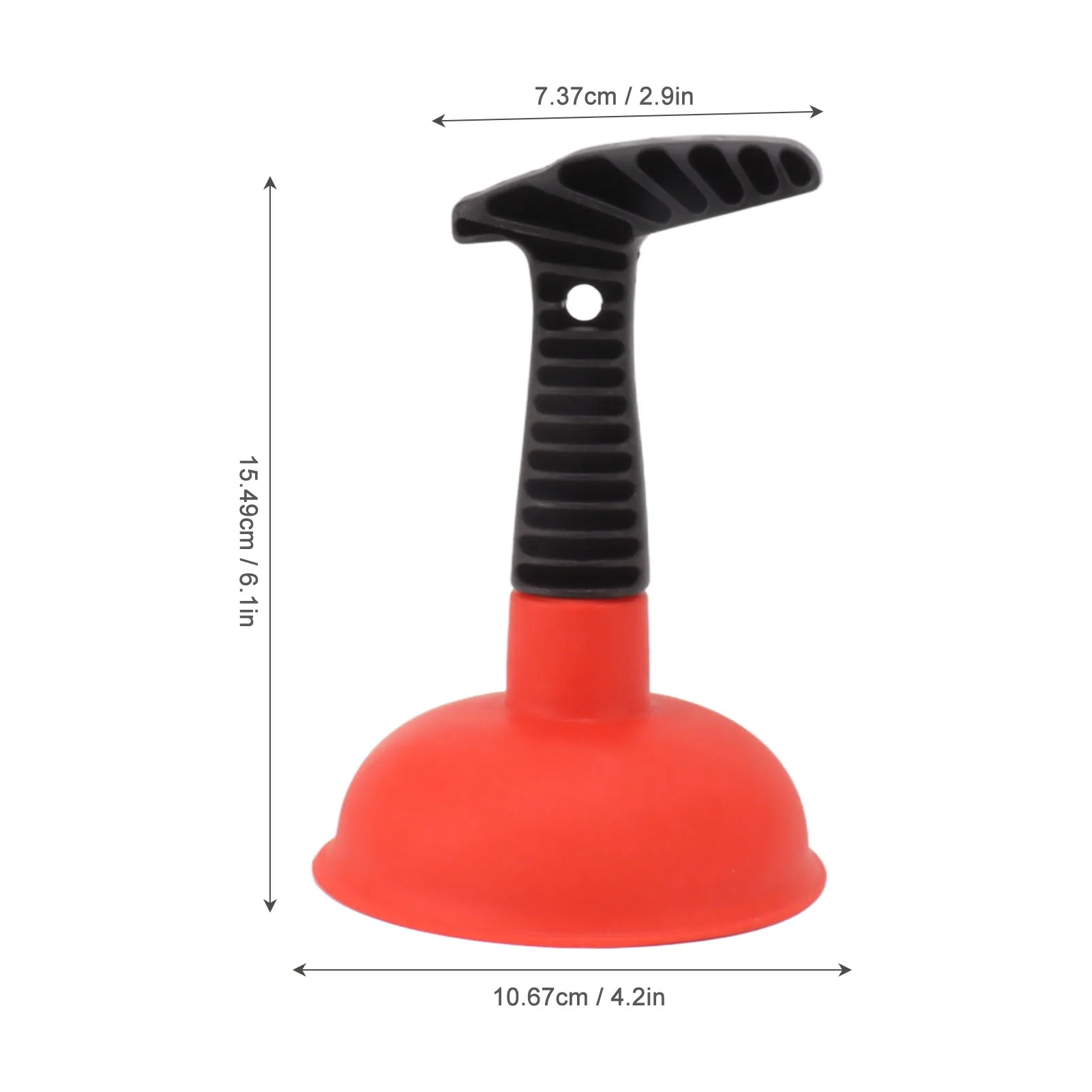 Mini Plunger Powerful Slip Proof Handle Efficient Small Drain Plunger For Toilet Bathtub Sink