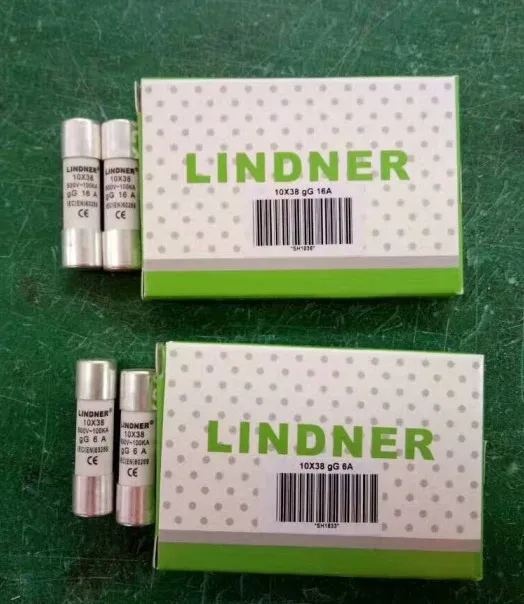 LINDNER 16A 500V gG/gL 10*38 / 1A 2A 4A 5A 6A 10A 12A 20A 25A 32A 500V gG Fuses