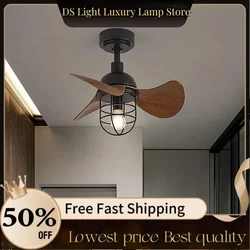 American Retro Fan Light, Ceiling Fan Light, Industrial Household Restaurant, Export Balcony Small Electric Fan Light