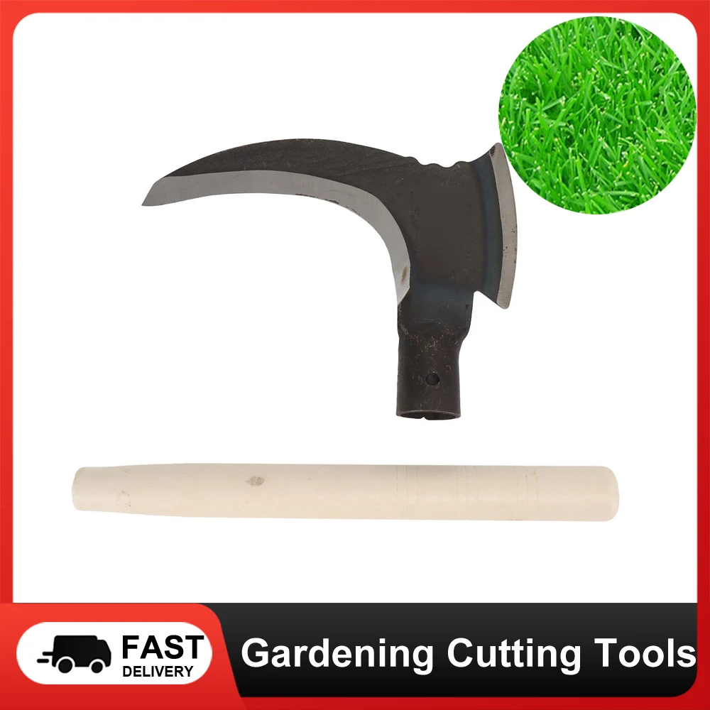 

High Manganese Steel Double Scythe Multifunctional Mowing Cutting Trees Double Sickle for Gardening Tools Gardening Tools