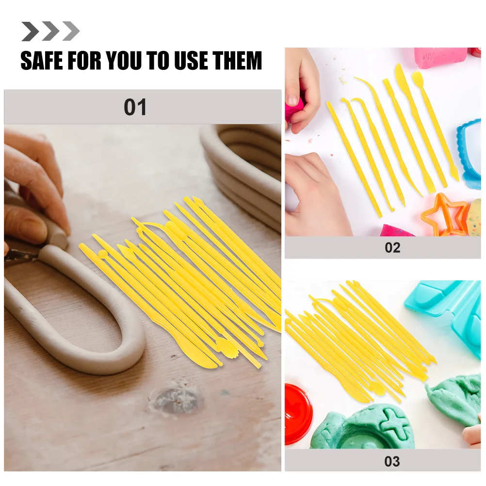 

14Pcs Clay Sculpting Tool Kit Polymer Craft Tools Durable Pottery Carve Set Air Dry Clay Supplies Pottery Tools for Adults