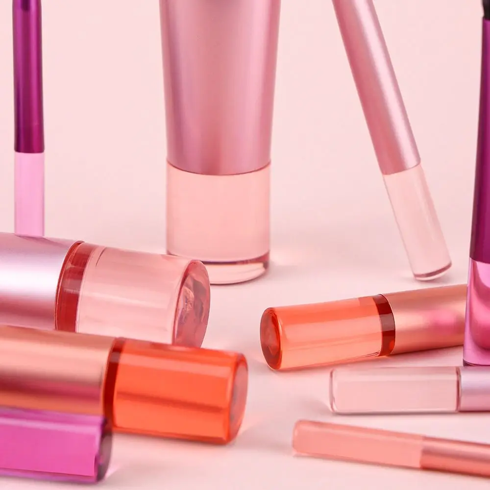 10 pçs mini conjunto de pincéis de maquiagem de viagem pincéis de delineador lápis de sobrancelha kit de escova cosmética com saco de armazenamento macio