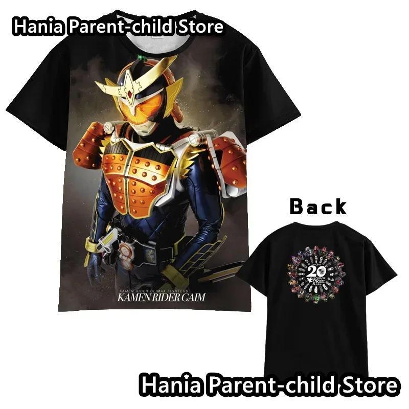 Heisei Kamen Rider Whole Staff Anime Kids And Men Summer t shirt Boys T shirts Adult 3D Prited Cos Tshirts Cosplay Uniform