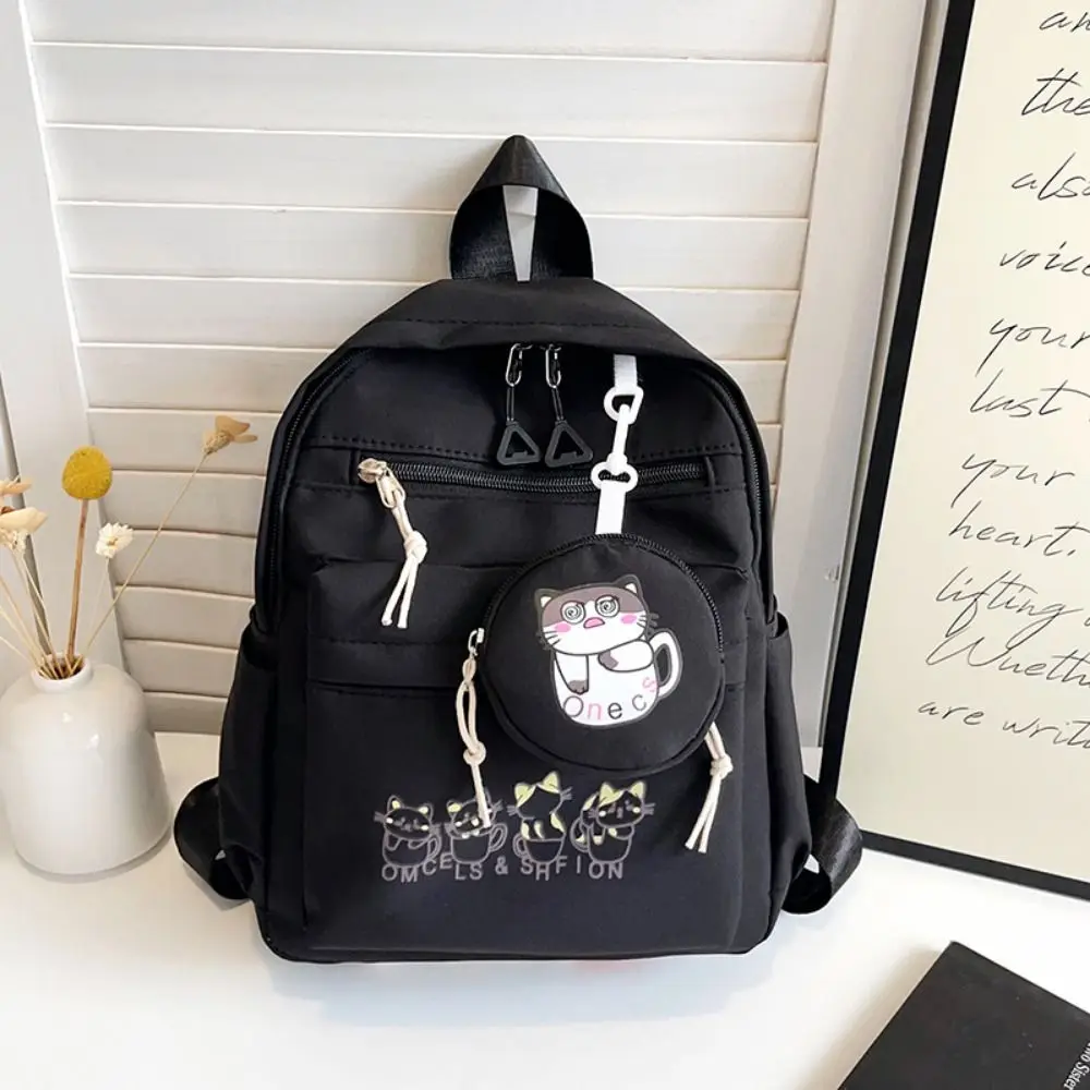 Lightweight Students School Bags Adjustable Straps Zipper Closure College Student Backpack Comfortable Waterproof