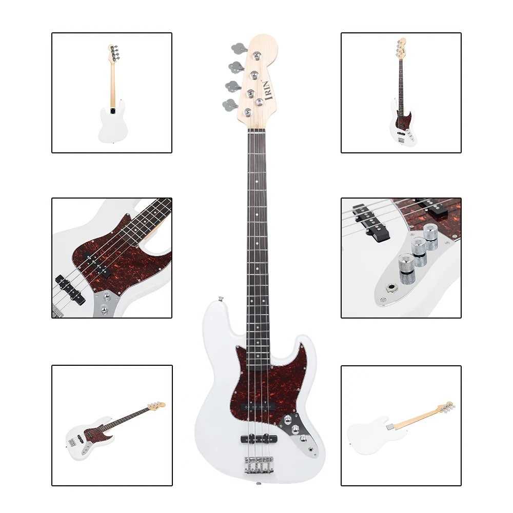 IRIN 4 Strings Electric Bass Guitar A Must Have Plucked Instrument for Modern Music Jazz Bands Electric Bass Guitar with Parts