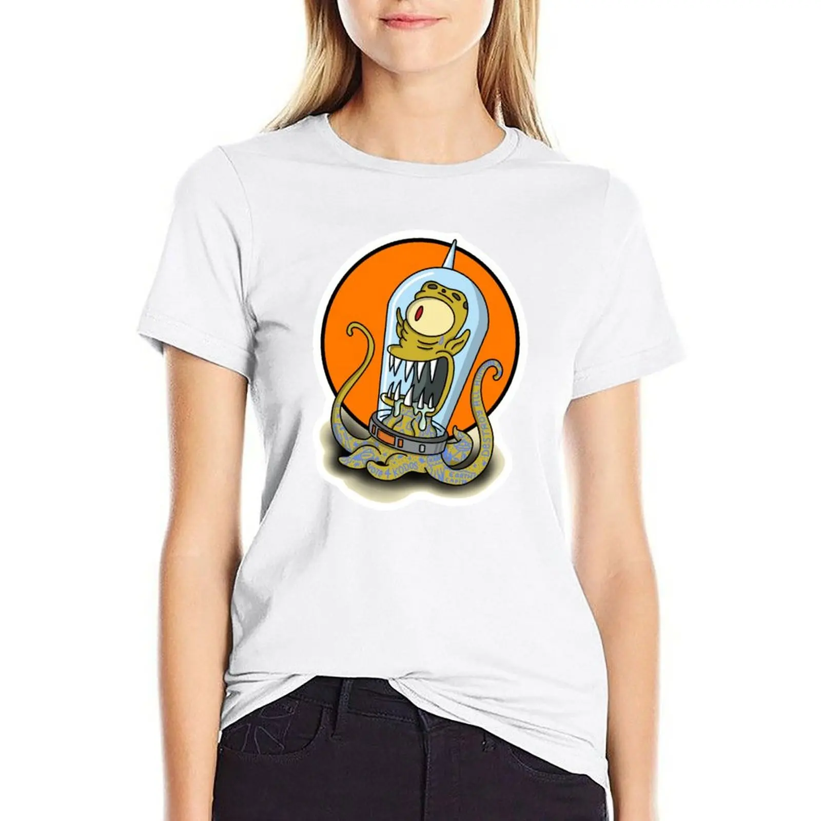 

Alien Kodos Tattoo T-shirt kawaii clothes graphics hippie clothes t shirts for Women graphic