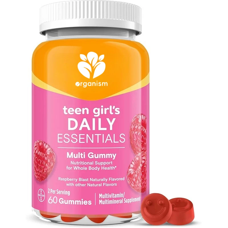 

Compound vitamin gummies with biotin, raspberry natural flavors, 60 gummies