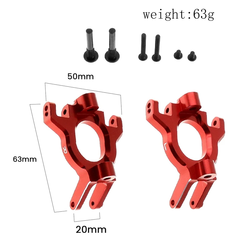 Accessoires de voiture RC en alliage d'aluminium, siège C, mise à niveau ARAC5046, Arrma 1/10 4tage Kraton Outcast 1/8 Mojave