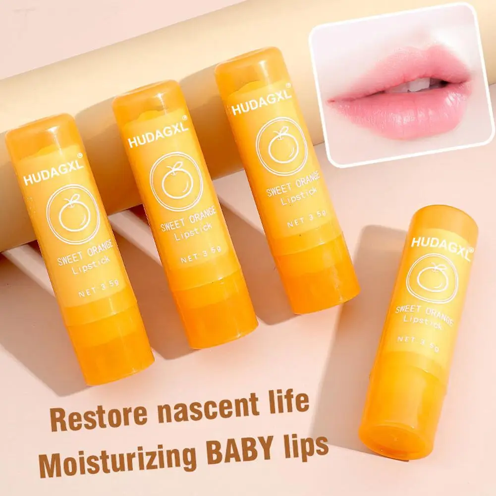 Moisture Lip Balm Long-Lasting Natural Sweet Orange/Aloe Long Color Vera Moisturizing Lipstick Lipstick Lasting Changing A0V1