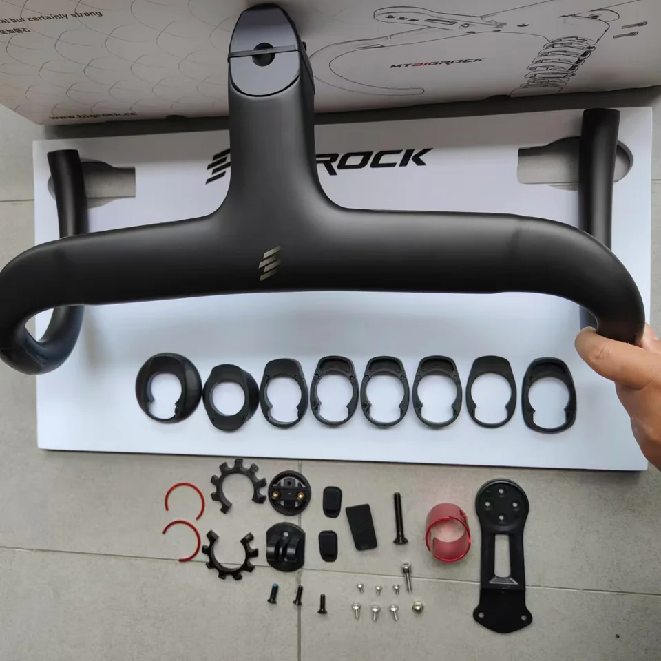 BIGROCK カーボンファイバーロードハンドルバー砂利ハンドルバーフル