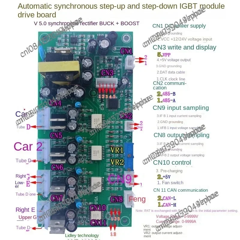 Customized Automatic Synchronous Buck IGBT Module Driver Control Panel MPPT Controls