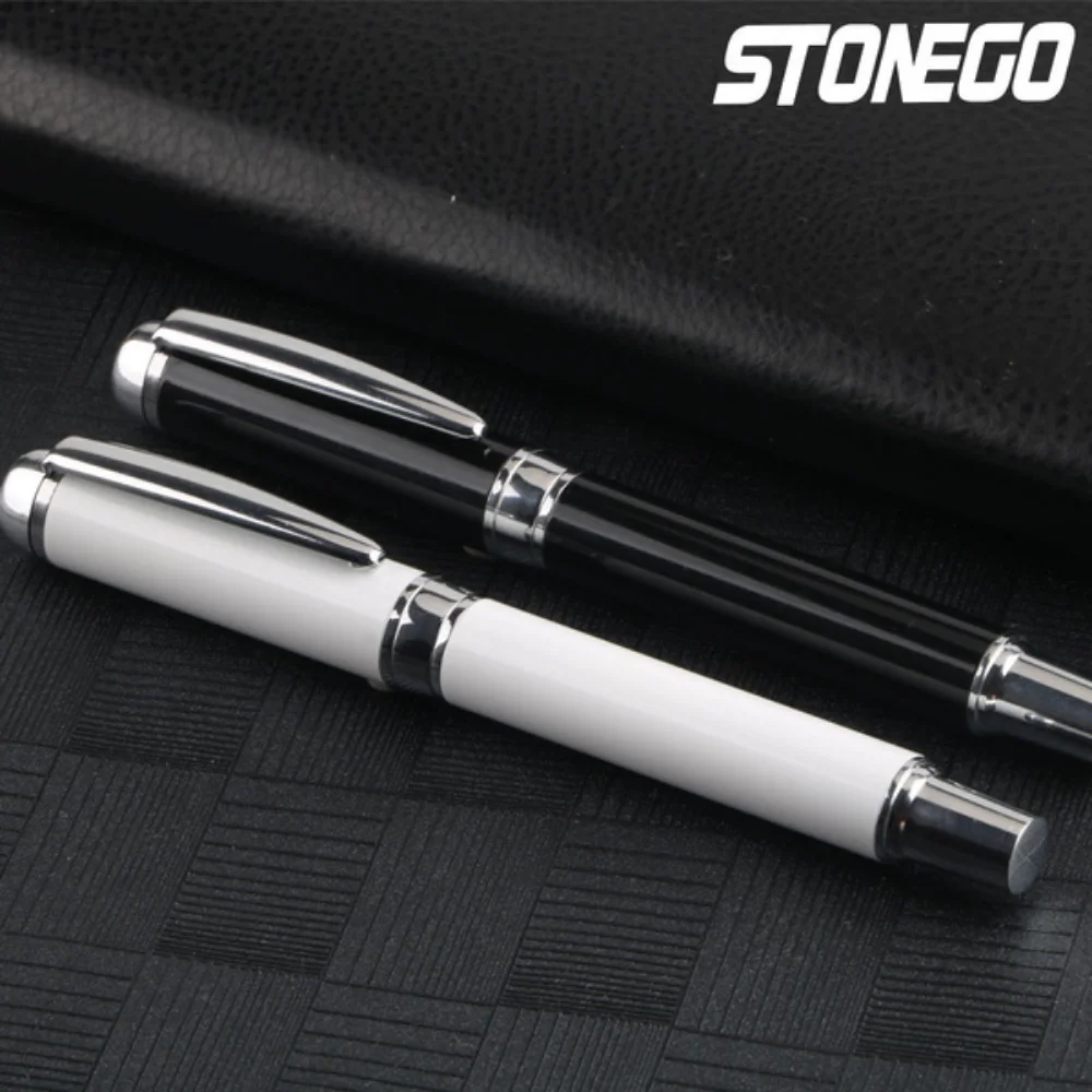 STONEGO Metal business gold nib Upscale Business Office School Conference Stationery Writing Supplies Chic fountain Pen Gift Pen