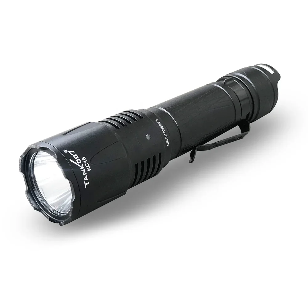 Tank007 EDC Portable Mini Aluminum COB Tactical Torch Waterproof LED USB Rechargeable Flashlight