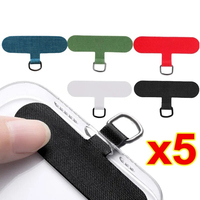Phone Lanyard Anti-lost Lanyard Strap Detachable Colorful Gasket Metal Ring Clip Hang Cord Tether Tab Phone Case Accessories ﻿