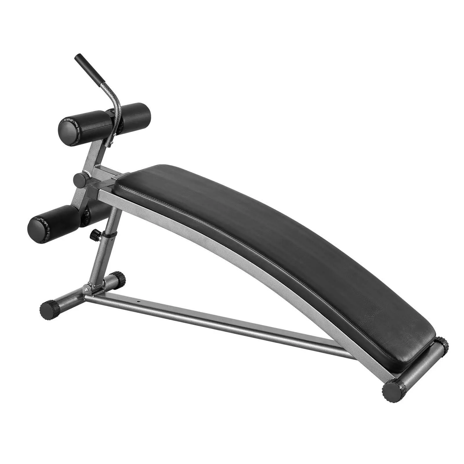 Adjustable Decline Sit Up Bench with Reverse Crunch Handle 6 Height Settings Heavy Duty Steel 600 LB Capacity for home Gym Strength Training Full Body Workout