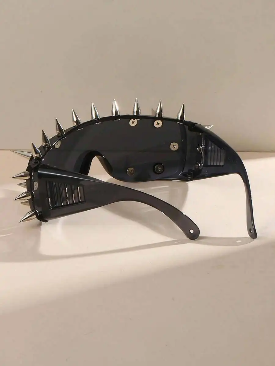 

Punk Spiked Fashion Sunglasses For Adults Street Style Party Beach Travel