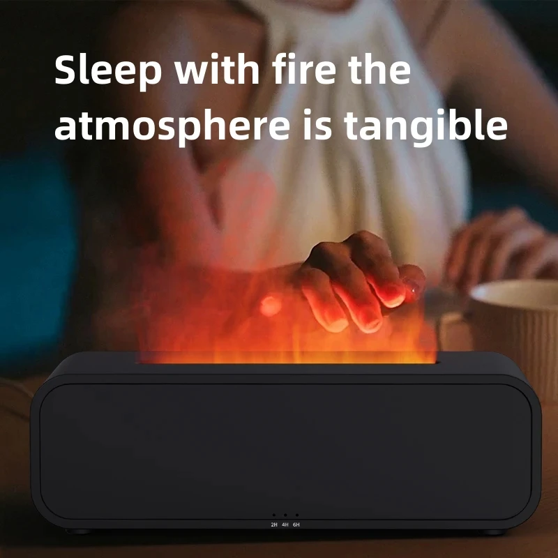 New Simulated Flame Aromatherapy Machine Remote Control 7-Color Lighting Timing Mute Humidification Household Perfume Dilator - view 3