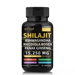 1 bottle of Shilajit capsules increase energy relieve fatigue and improve metabolic health food