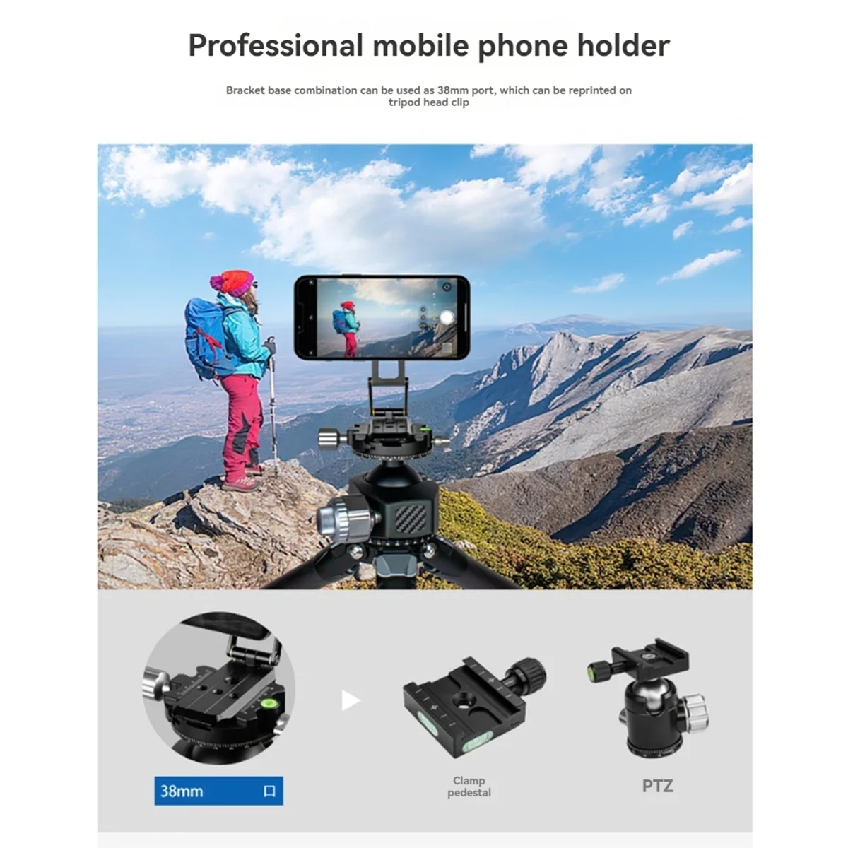 접이식 마그네틱 휴대폰 삼각대 스탠드, 셀카봉, 데스크탑 마그네틱 휴대폰 거치대, 비디오 사진, 브이로그, 라이브 스트리밍용