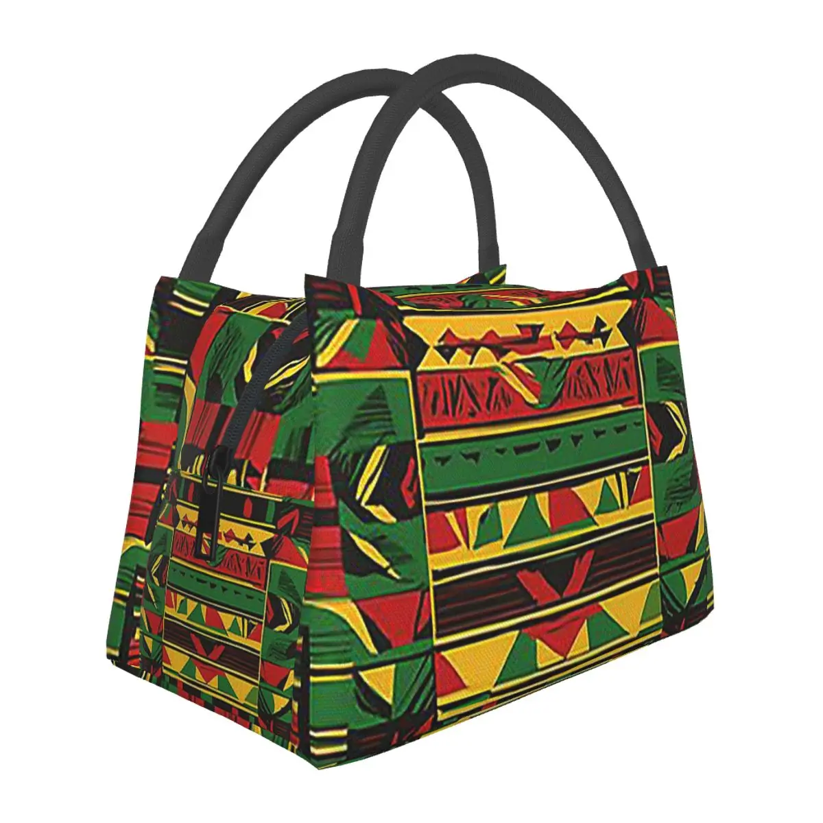 Modern Rasta Patterns For Apparel Insulated Lunch Bag for School Picnic Storage Food Boxes Portable Thermal Lunch Box Tote