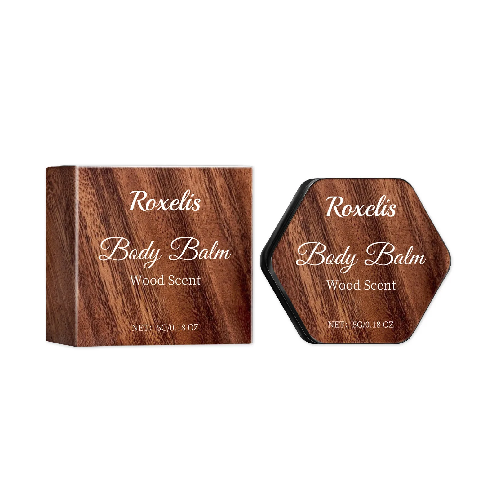 Roxelis Wood Fragrance Perfume Balm Woody Aromatic Light Scent Fresh Charm Attractive Moisturize Deodorant Portable Solid Perfum