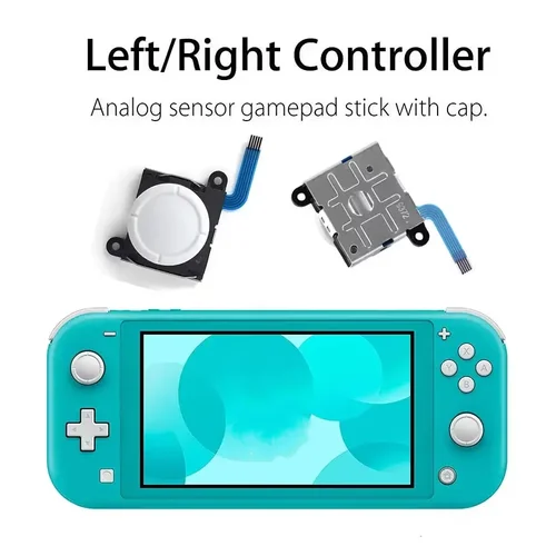 2/8/10 Uds. Joystick analógico 3D de repuesto para Nintendo Switch para NS OLED JoyCon ThumbStick analógico Stick para NS Lite blanco