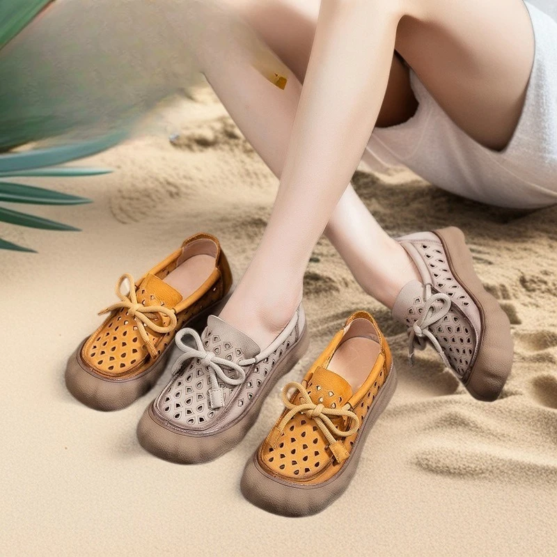 

Новые женские туфли 2026 года: роскошные повседневные кроссовки из натуральной кожи с изысканным перфорированным дизайном. Дизайнерская обувь Zapatos De Mujer.