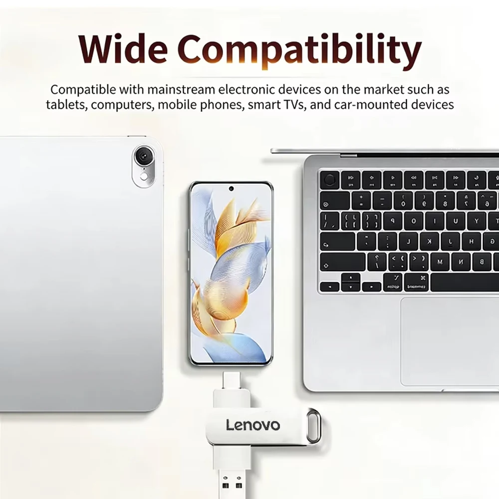 High Speed Pendrive USB Flash Drive Metal U Disk 128GB 256GBType-C Memory Stick 512GB Waterproof Storage PC Phone Data Transfer - view 3