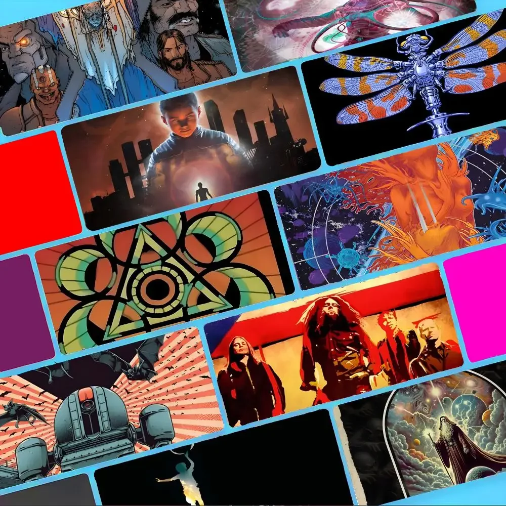 Coheed and Cambria Mouse Pad Non-Slip Large Desk Mat Thick Stitched Edge Gaming Mousepad