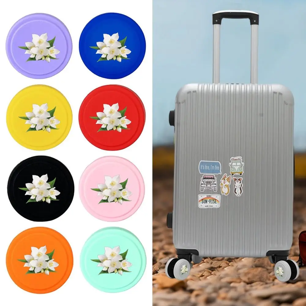 

8Pcs Silicone Luggage Wheels Protector Cover Anti-slip Reduce Noise Luggage Caster Shoes Shock Absorption Reduce Wheel Wear