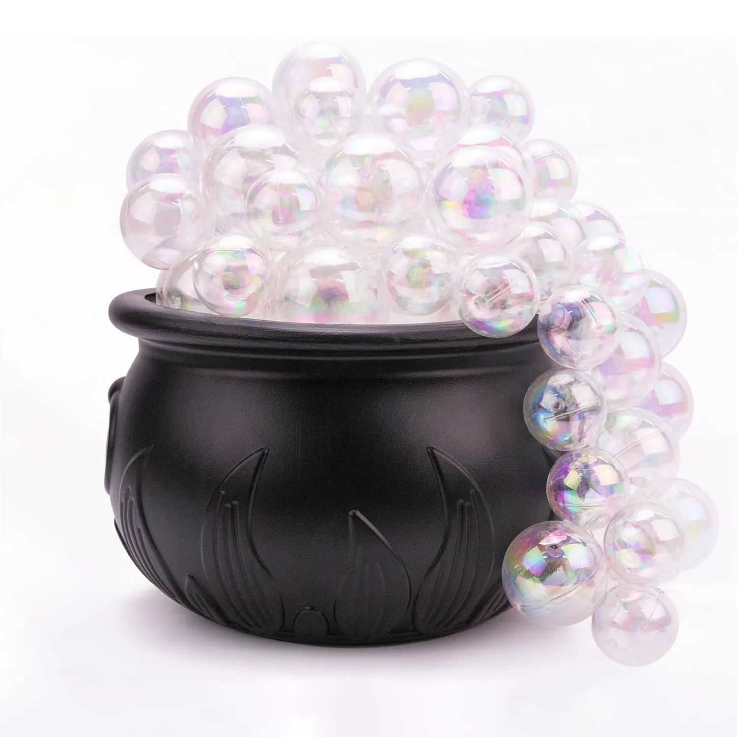 【セール中】ハロウィン室内装飾 - DIYバブルケトルセット - ブラックプラスチックボウル ホーカスポーカスパーティーデコレーション 家庭用 キッチン ルーム用