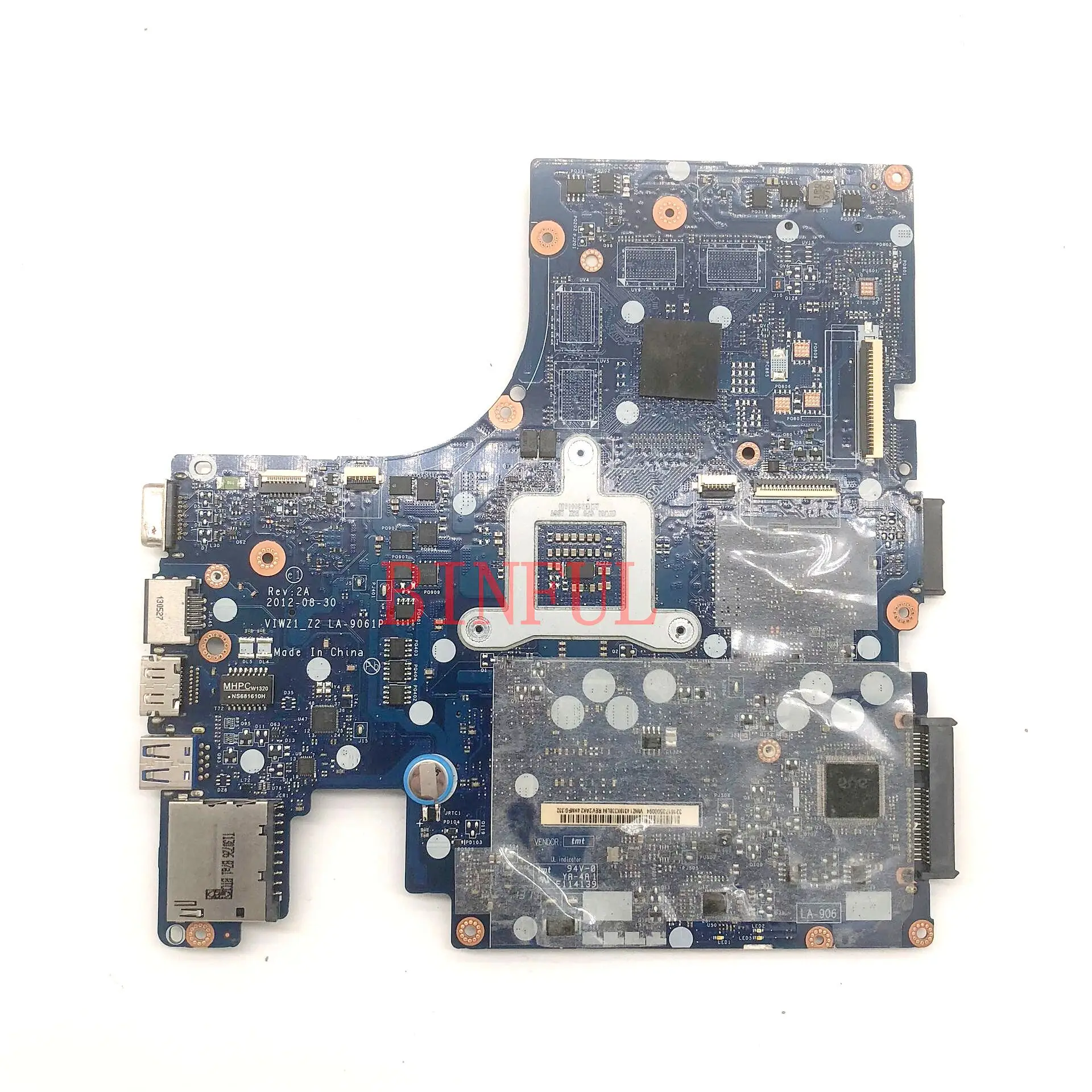 VIW21_Z2 LA-9061P Free Shipping High Quality Mainboard For Z500 Z400 Laptop Motherboard 2G HM76 DDR3 100% Full Working Well