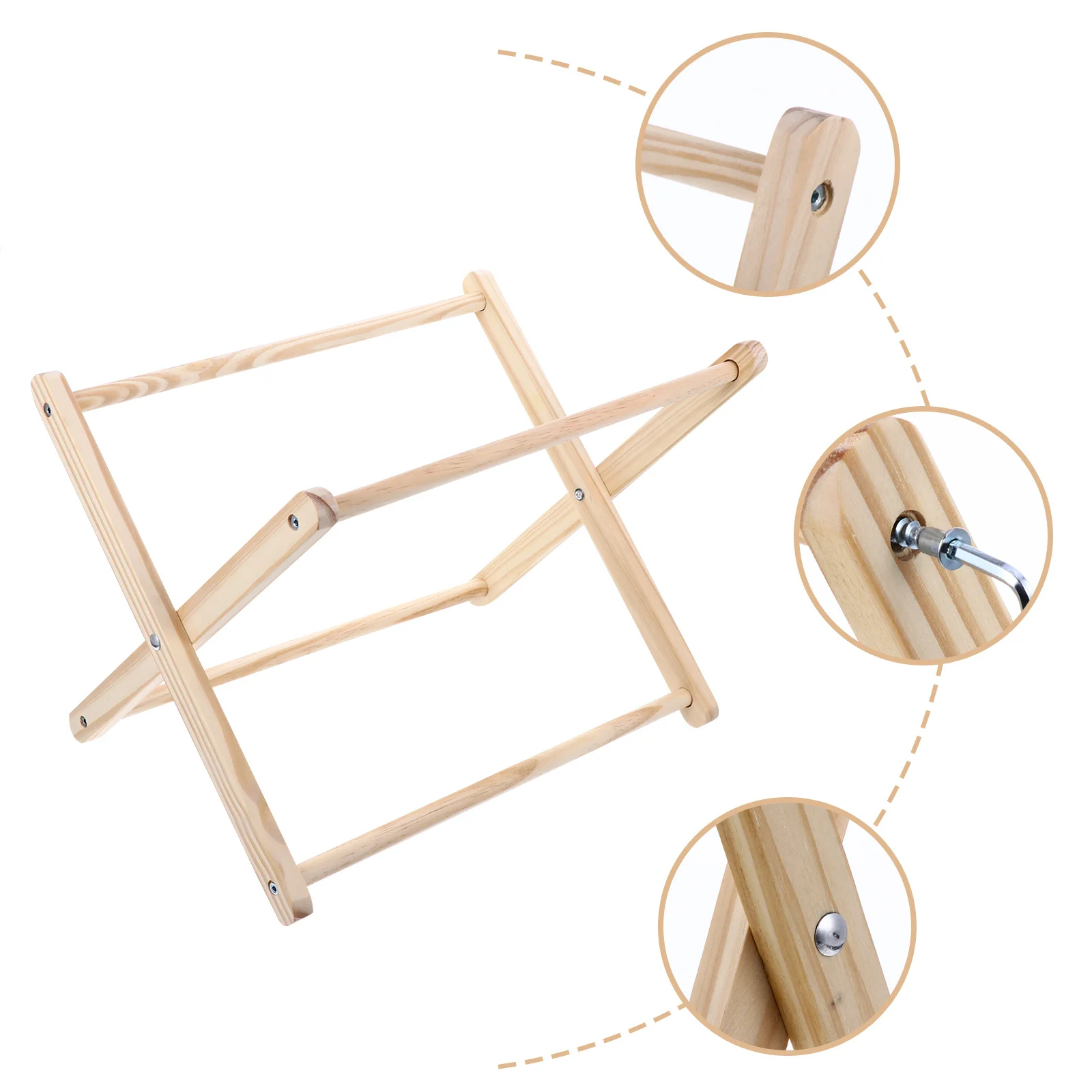 

1Pcs Wooden Desktop Storage Rack Magazine Holder Newspaper Organizer Tabletop Stand Space Saving Home Office Decor