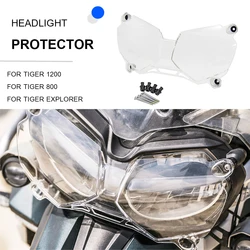 NEW Motorcycle Acrylic FOR Tiger 800 XC XCX XCA XR XRT XRX Tiger 1200 XCX XRX Headlight Protector Light Cover Protective Guard